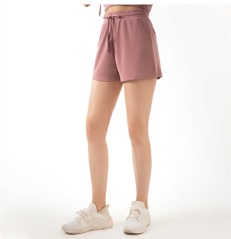 Lace Loose Women's Shorts for Fitness and Yoga Lace Loose Women's Shorts for Fitness and Yoga